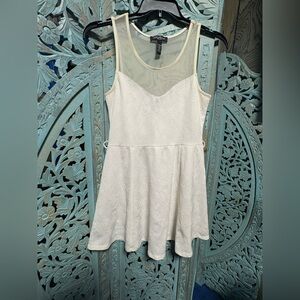 Society Cream Sleeveless Tunic